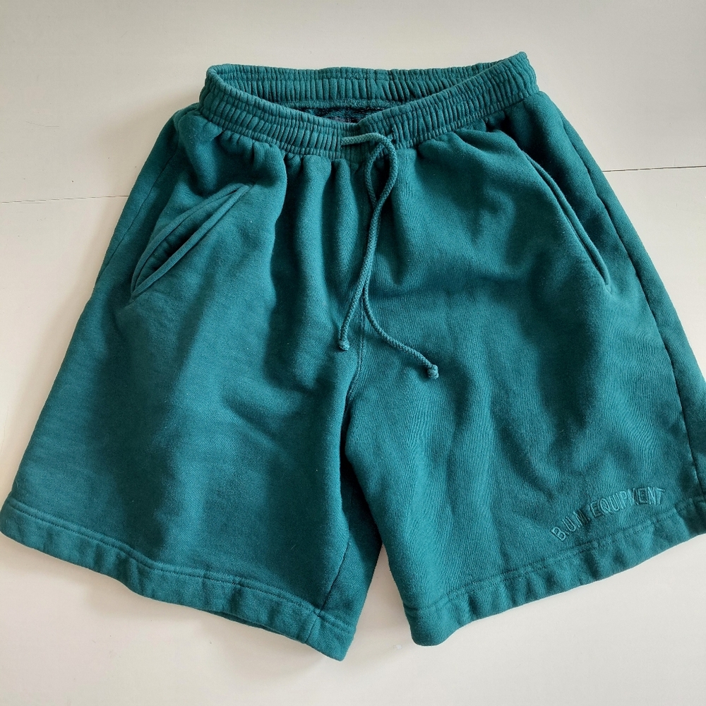 BUM Equipment Vintage Green Sweat Shorts 80's 90's ? Medium